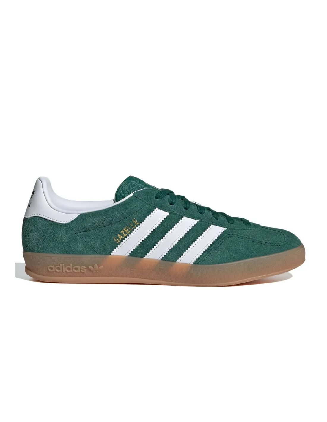 ADIDAS GAZELLE INDOOR COLLEGIATE GREEN AND WHITE