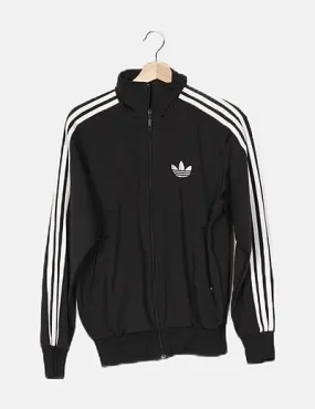 Adidas Sudadera negra chándal