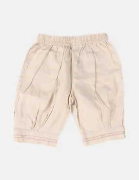 Akr Pantalón beige bolsillos