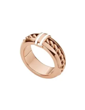 anillo tommy hilfiger trenzado rose