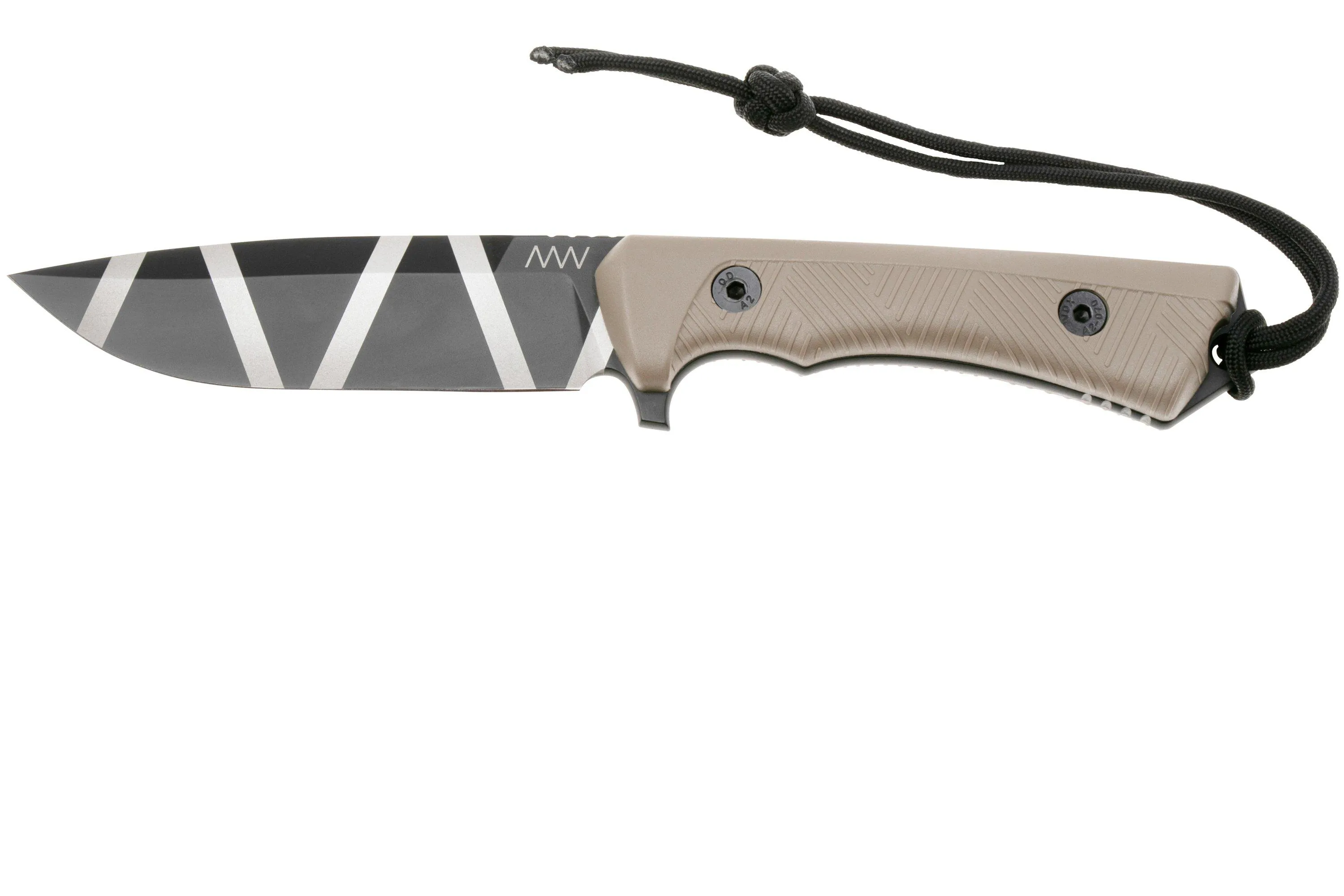 ANV P250 P250-003 Cerakote Black Camo Sleipner, Coyote GRNPU, cuchillo de supervivencia