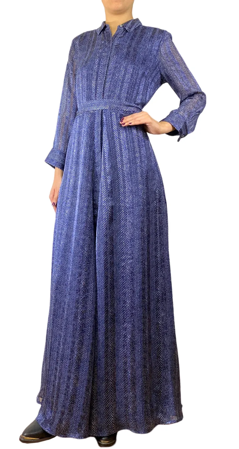 BANANA REPUBLIC Vestido Maxi Azul