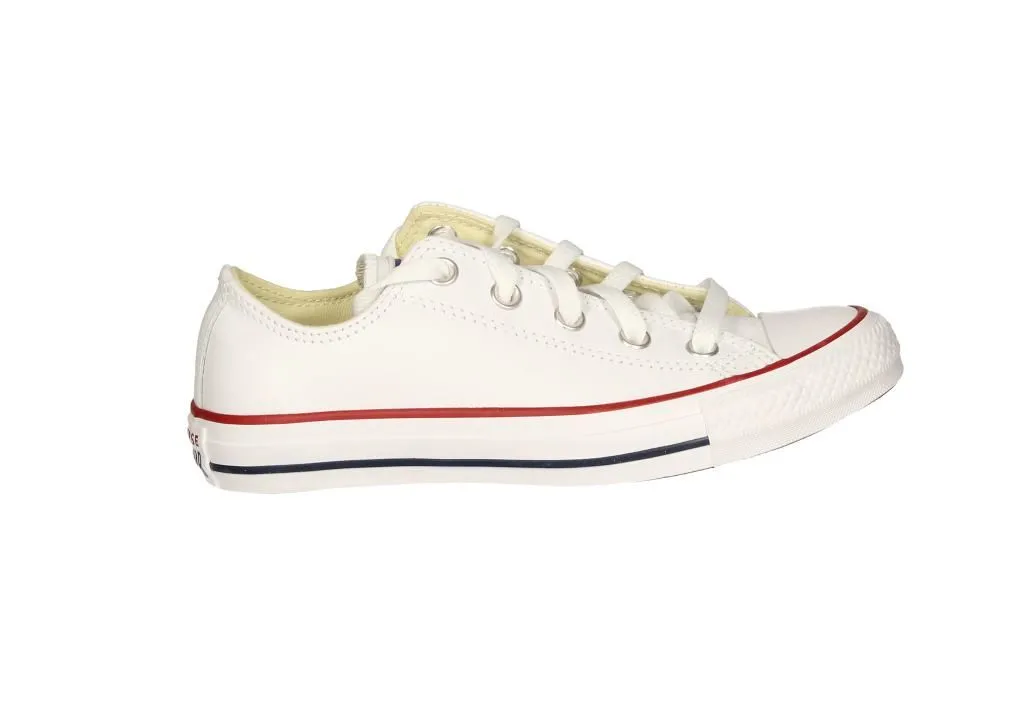 Blucher Piel Blanco All Star Piso Blanco/azul/rojo