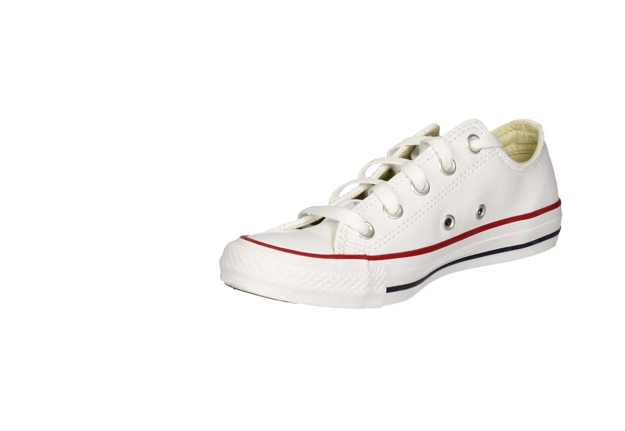 Blucher Piel Blanco All Star Piso Blanco/azul/rojo