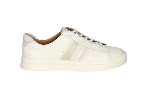 Blucher Piel Blanco Lados Bandas Talon Nobuck Gris