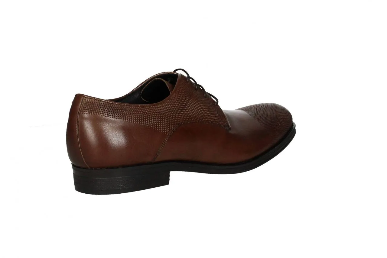 Blucher Piel Marron Punta /carrilleras/cuello Picado