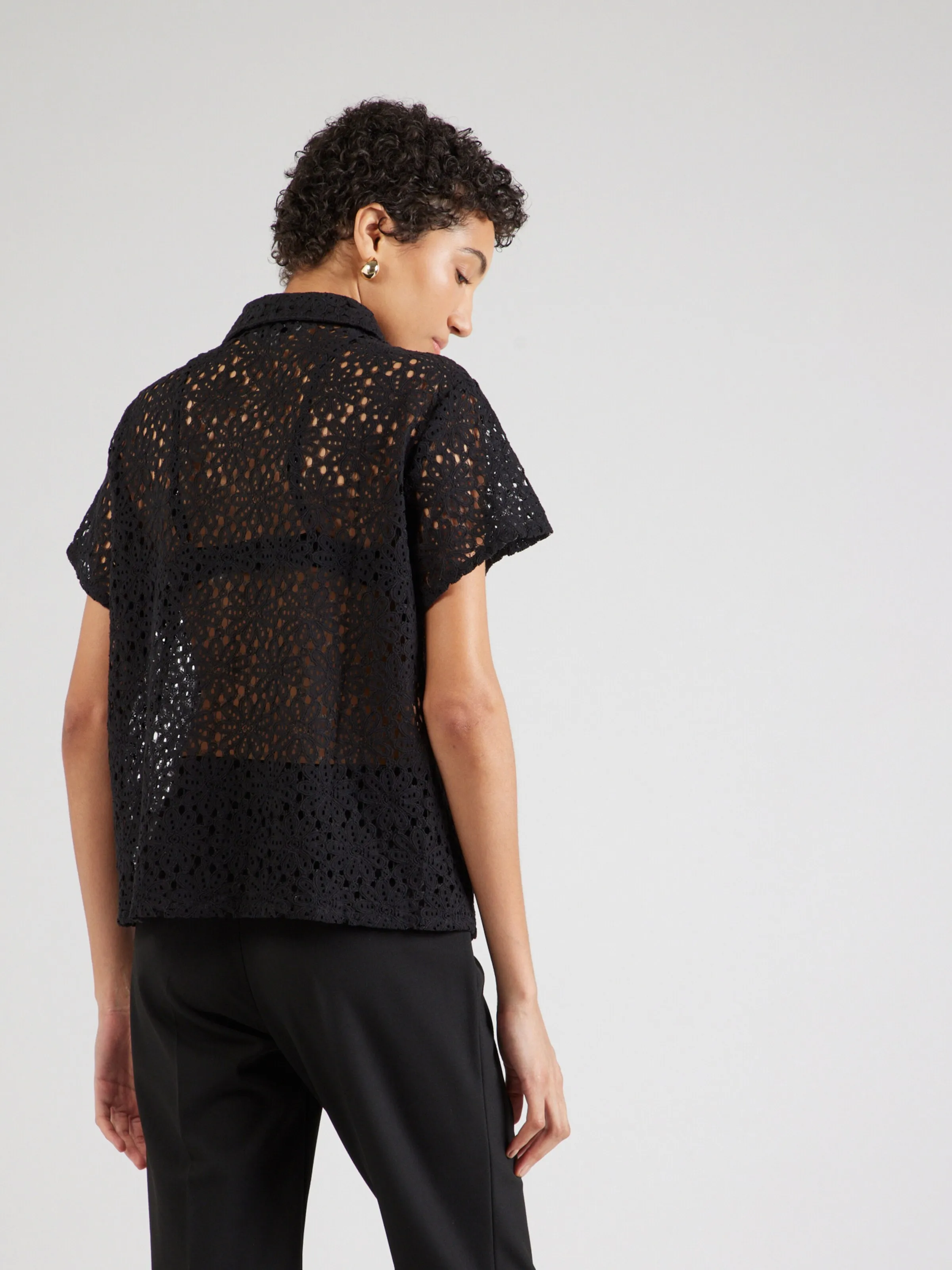 Blusa rosemunde en Negro