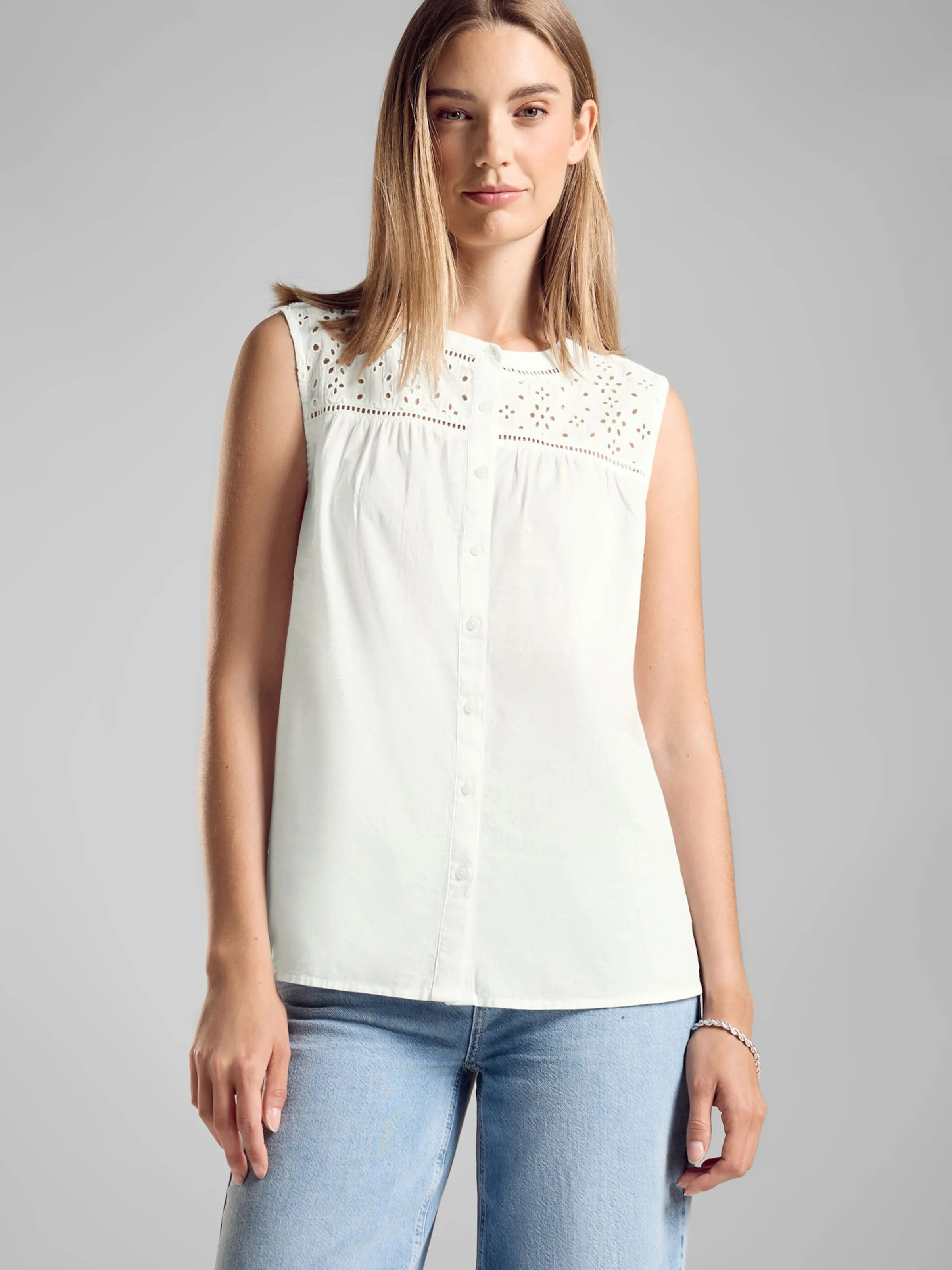 Blusa STREET ONE en Offwhite