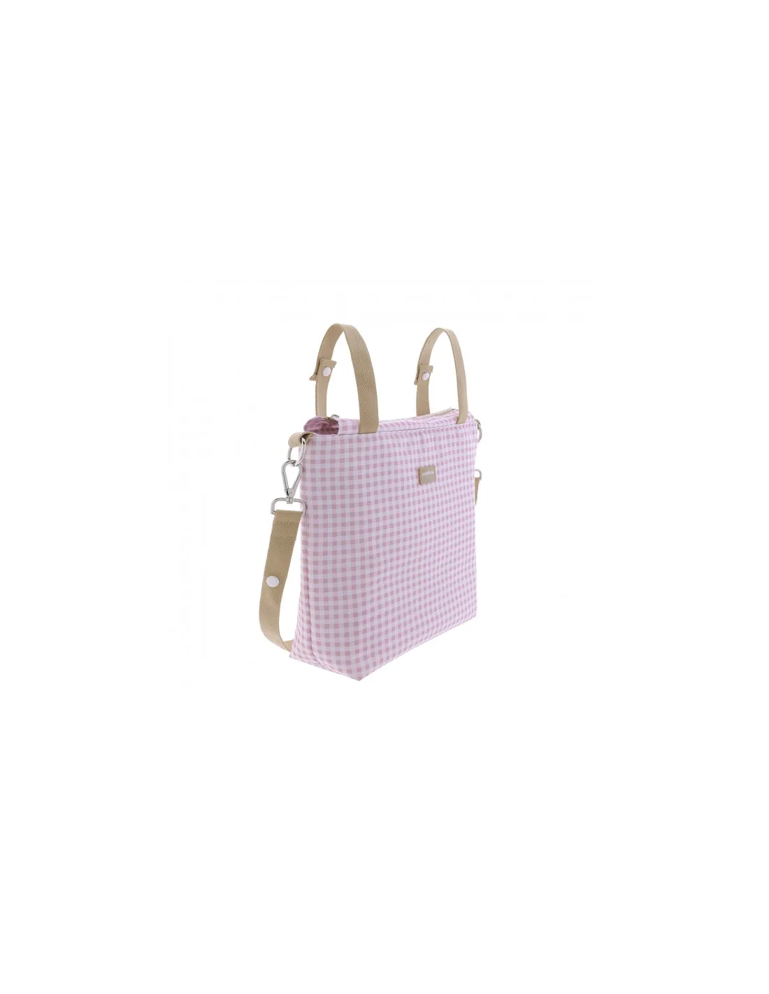 Bolso Talega Vichy rosa de Cambrass