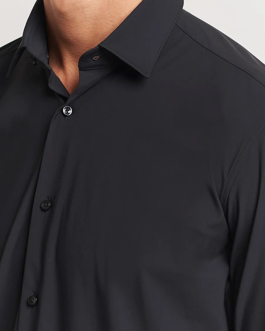 BOSS BLACK Hank 4-Way Stretch Shirt Black