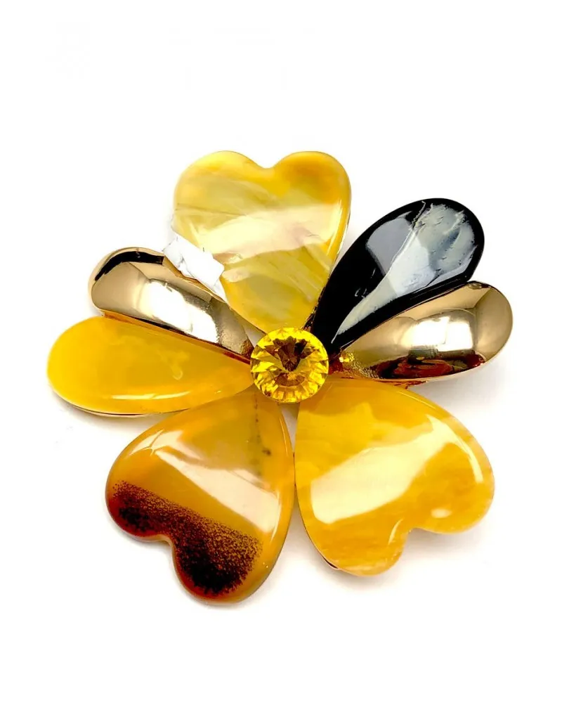 BROCHES DE PASTA FLOR DE BISUTERIA VENTA ONLINE Y MADRID