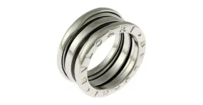 Bulgari Anillo de banda de oro blanco Bvlgari B.zero1 