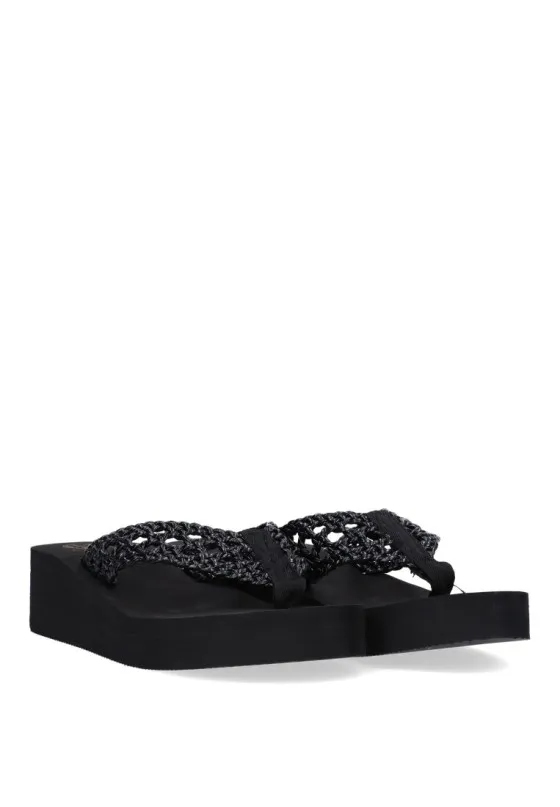 Chanclas sandalias playa KELARA k42017 negro