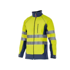 Chaqueta de trabajo Shof-Shell alta visibilidad bicolor