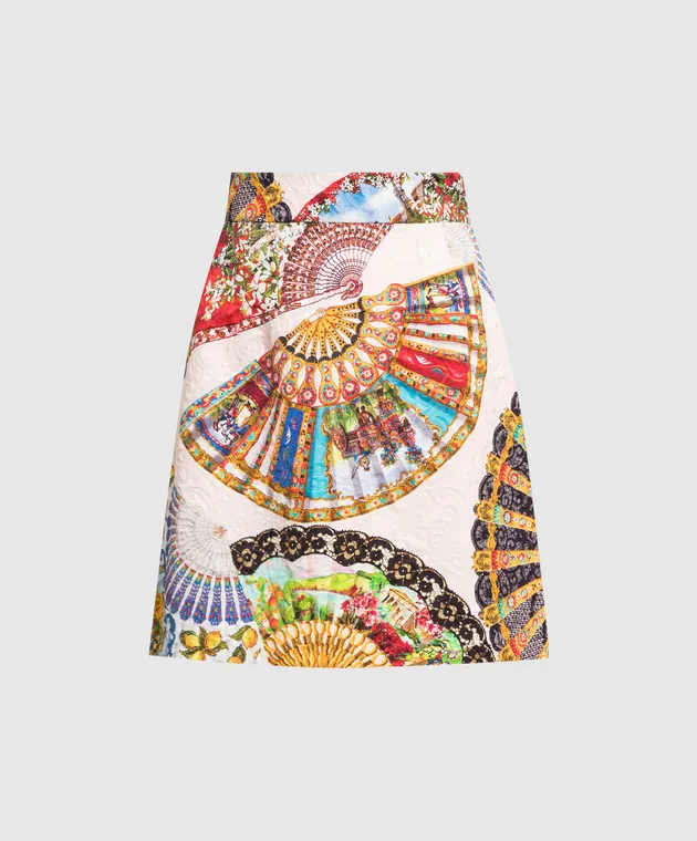 Dolce&Gabbana Beige printed skirt