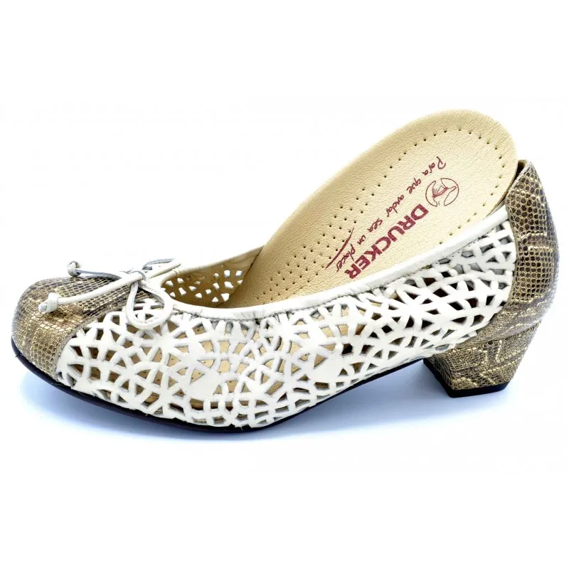 Drucker Calzapedic 24389B | Zapato de piel con plantilla extraíble