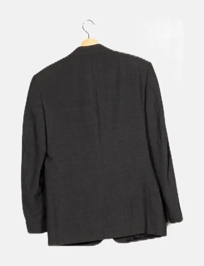 Emilio yuste Blazer gris oscuro bolsillos