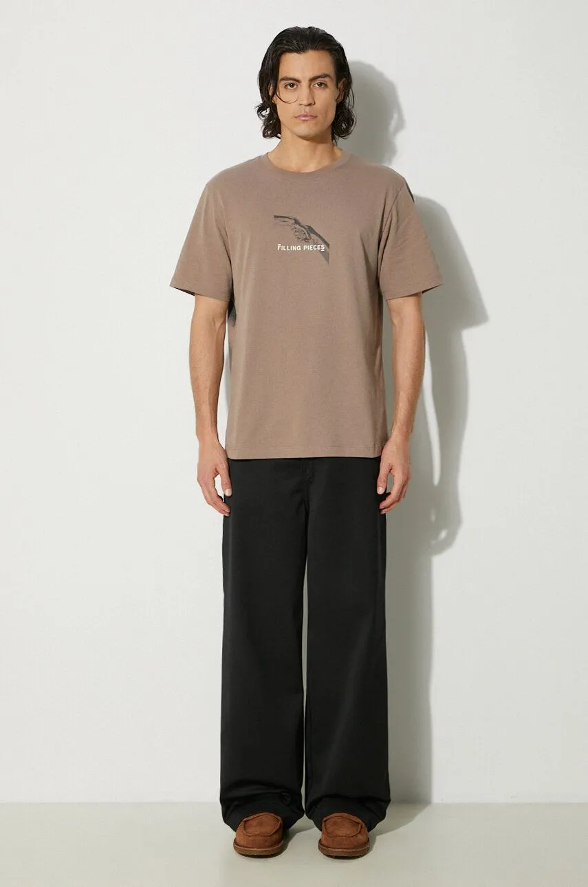 Filling Pieces Handshake T-Shirt With Print