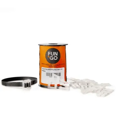 Fleje 25m + 15 pinzas FUN&GO  40016