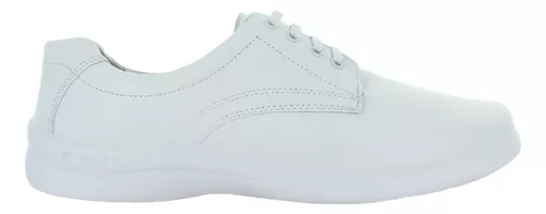 Flexi Zapato Choclo Enfermeria Piel Blanco Juvenil 82494