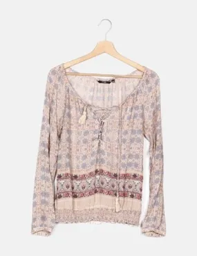 Fórmula Joven Blusa multicolor fluida