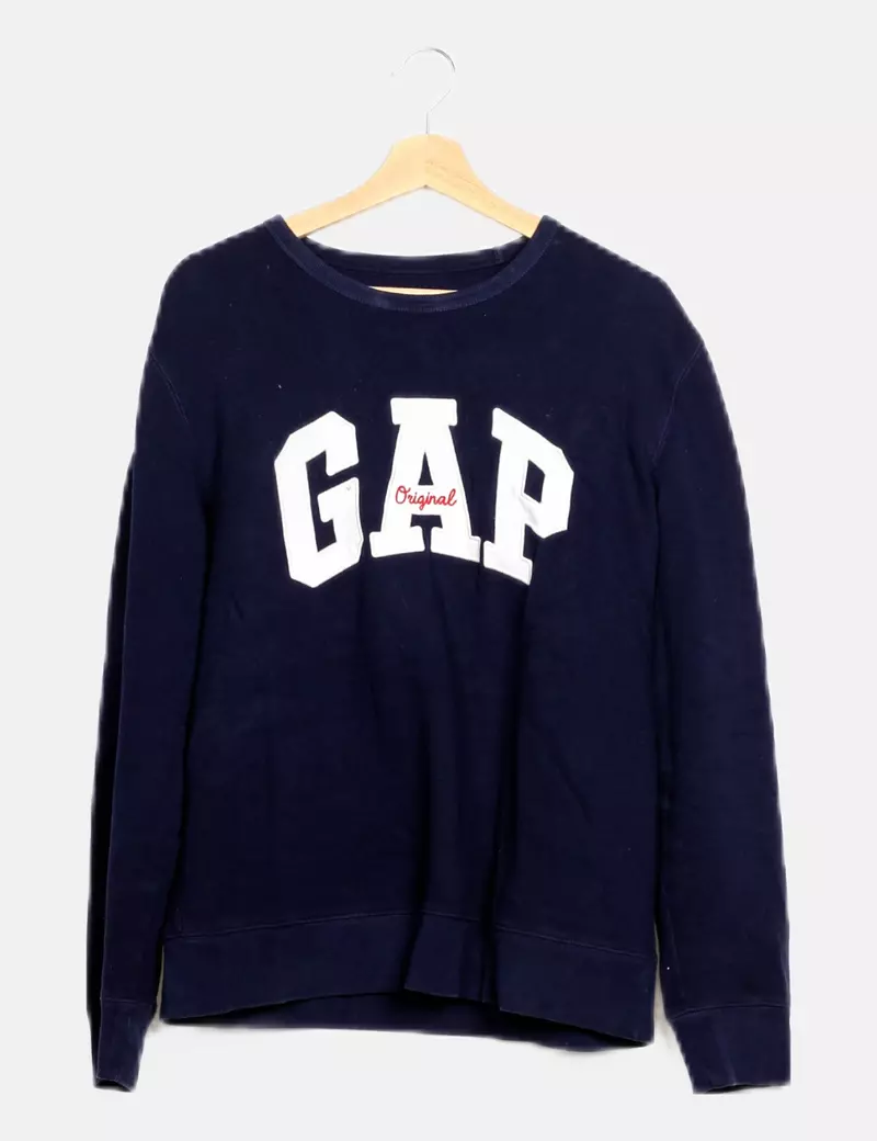 GAP Sudadera azul marina logo