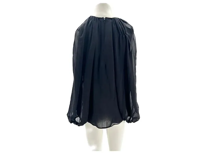 GIAMBATTISTA VALLI  Tops T.IT 42 Seda Negro 