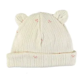 Gorro primera puesta lillymom calado sweet rosa