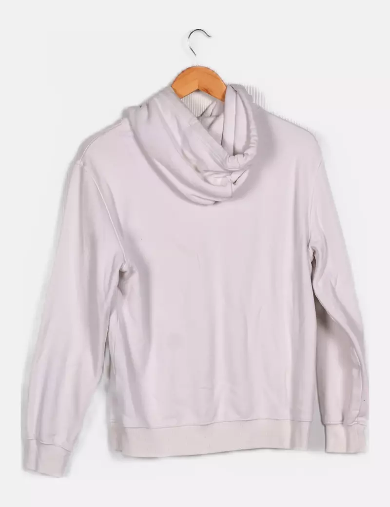 H&M Sudadera blanca casual