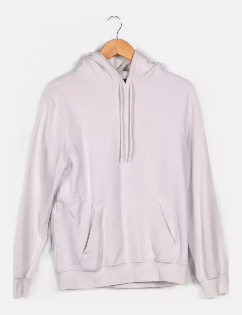 H&M Sudadera blanca casual