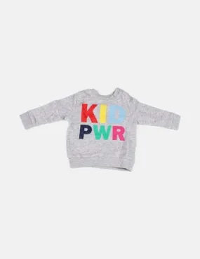 H&M Sudadera gris KID POWER