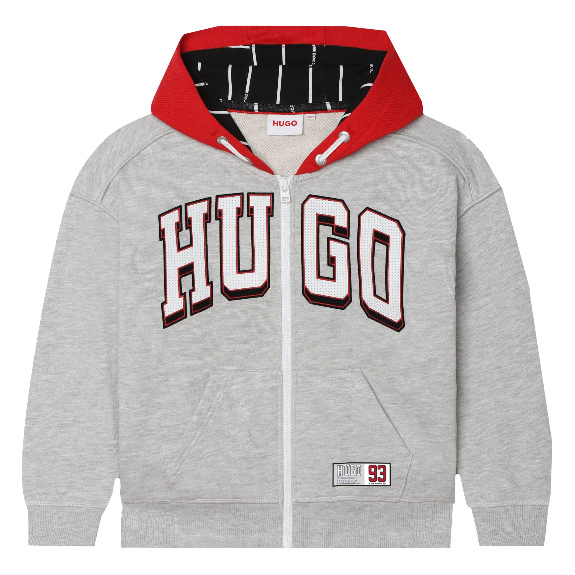 HUGO Chaqueta cremallera y capucha