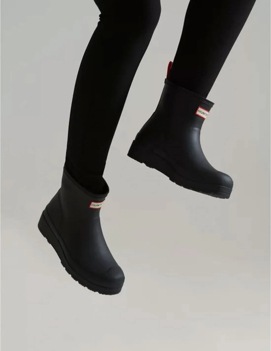 HUNTER Botas Agua Play Bajas Negras