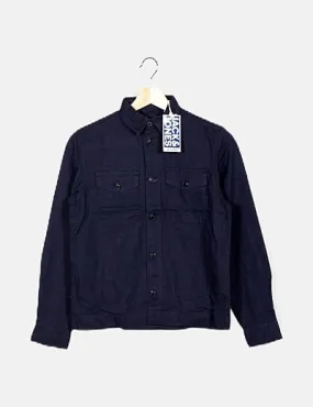 Jack & Jones Camisa bolsillos azul marino