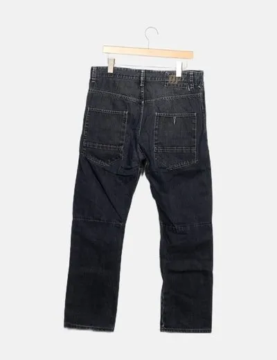 Jack & Jones Pantalón azul denim detalle bolsillos