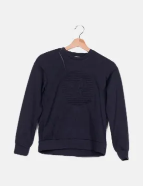 Jack & Jones Sudadera azul marino textura