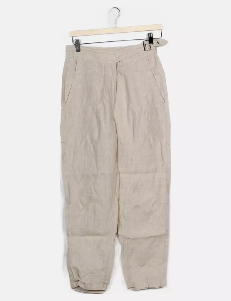 La Redoute Pantalón lino beige