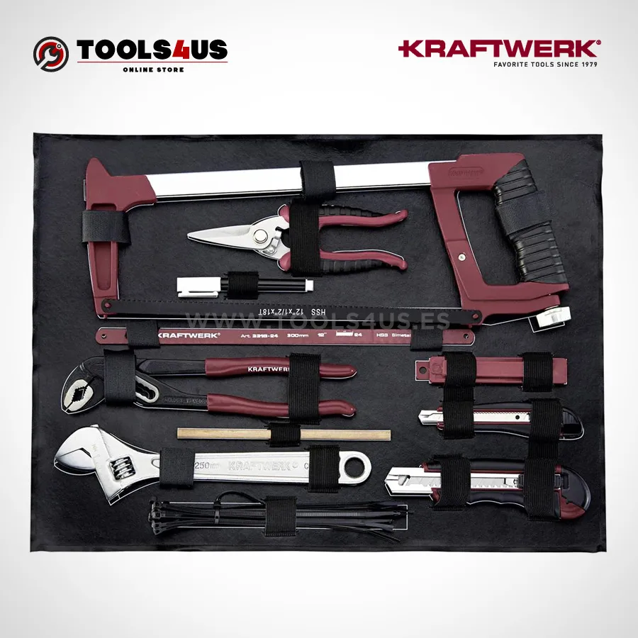 Maleta de Herramientas Profesional en Aluminio (263 piezas) Kraftwerk
