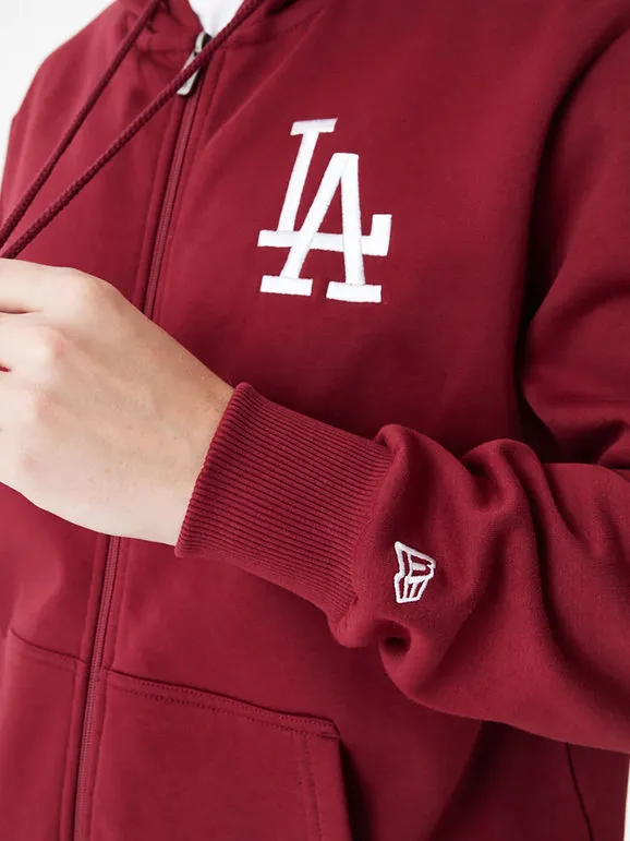 New Era Sudadera de hombre con cremallera y capucha