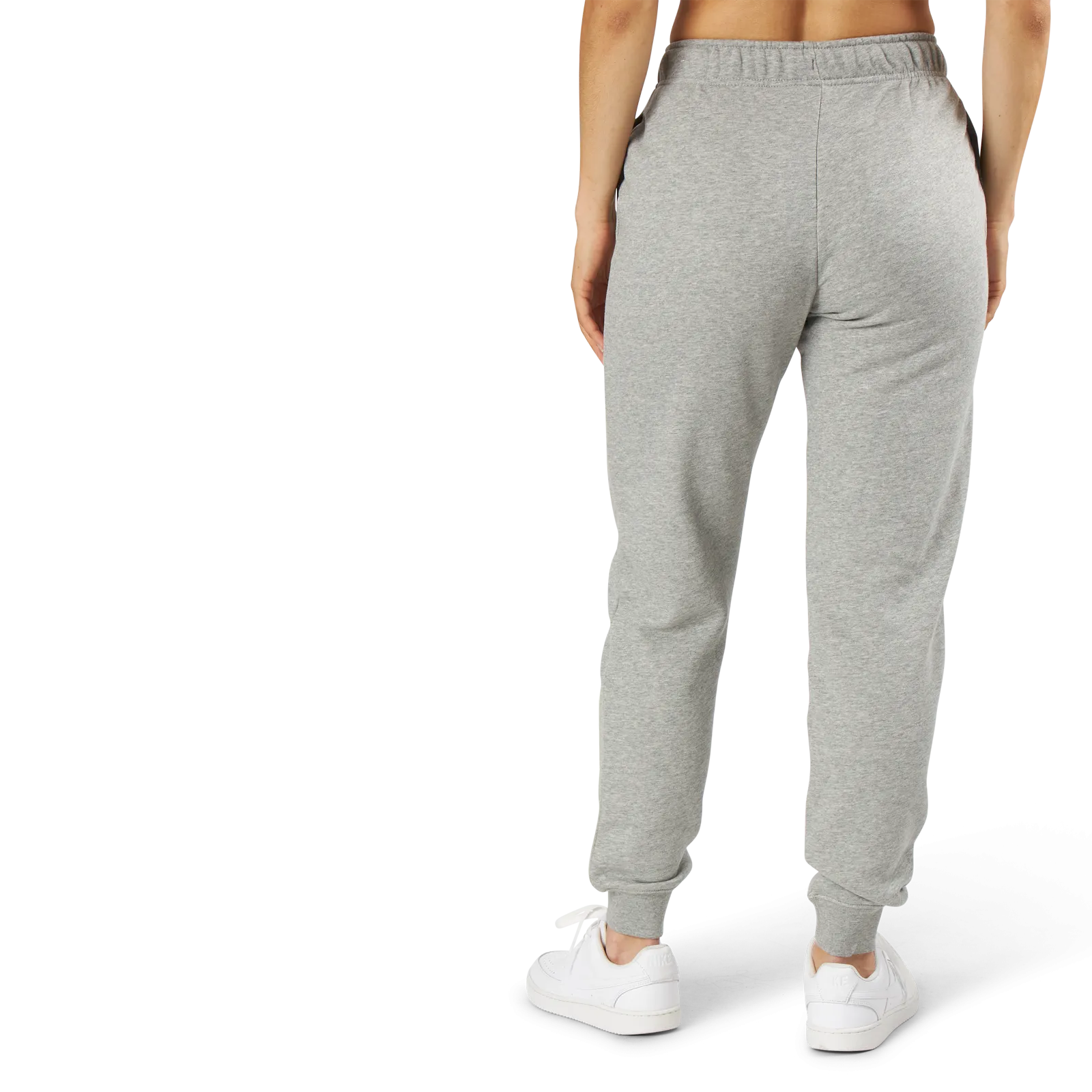 Nike Sportswear Club Fleece Women's Mid-Rise Joggers DK GREY HEATHER/WHITE