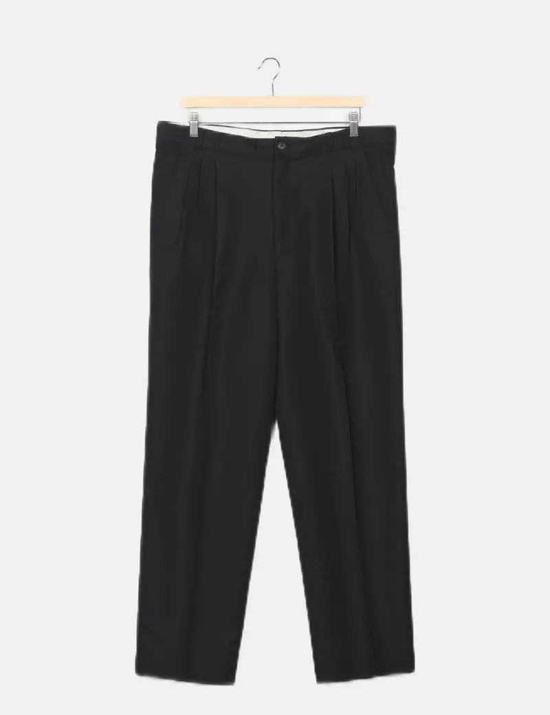 NoName Pantalón de pinza negro