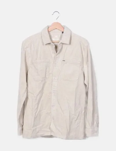 ONLY & SONS Sobrecamisa de pana beige