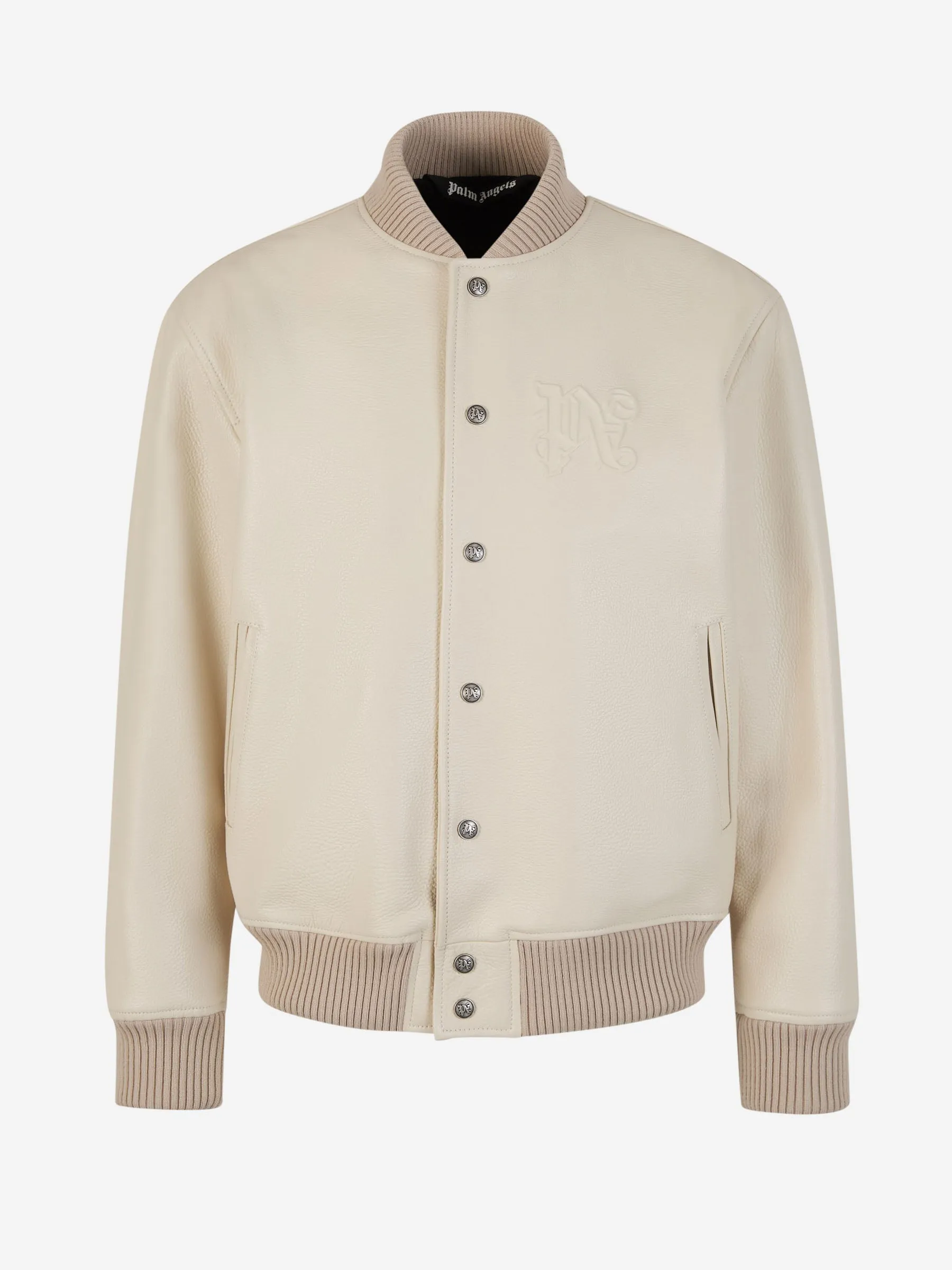 Palm Angels Cazadora Bomber Piel