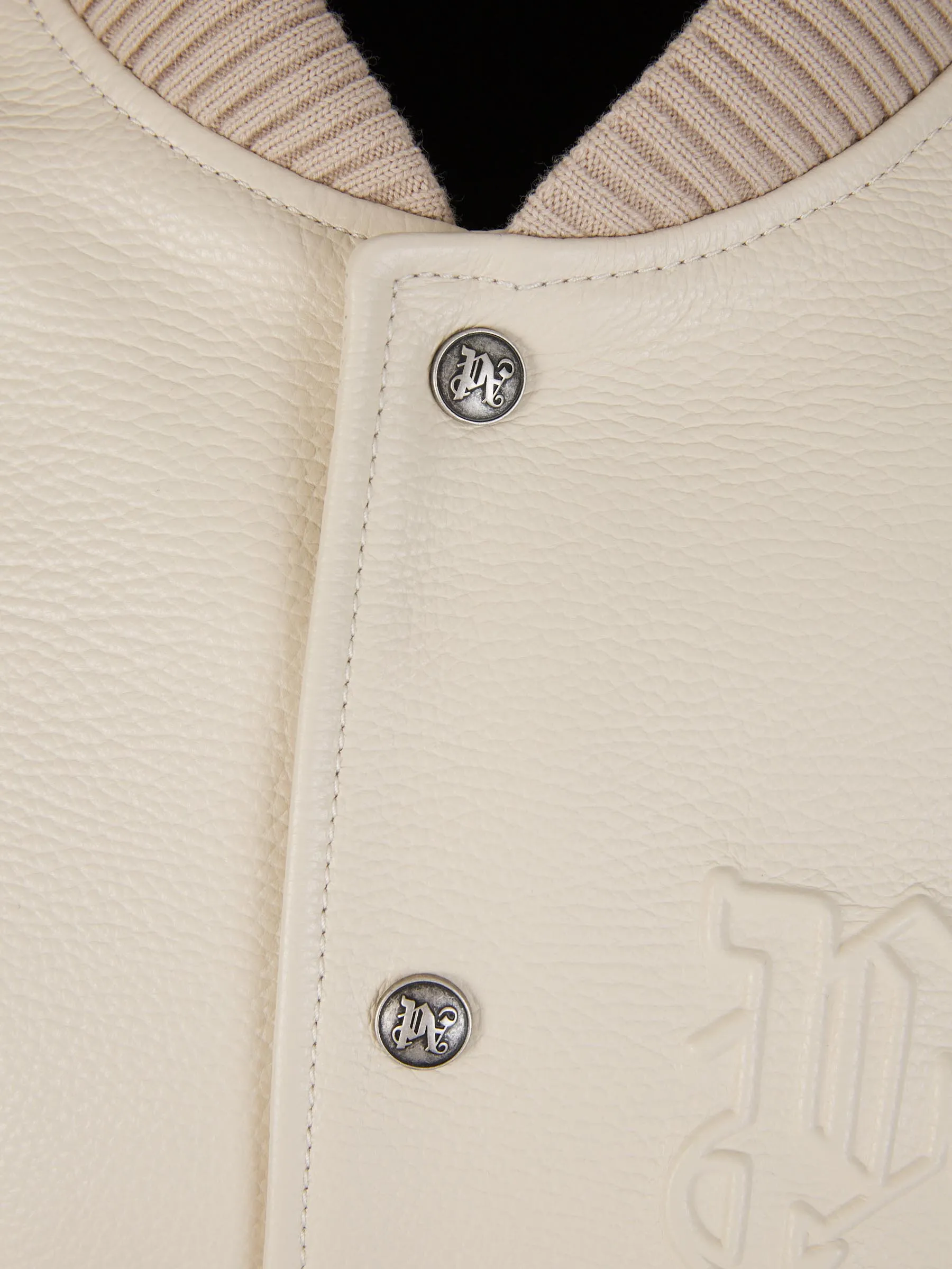 Palm Angels Cazadora Bomber Piel