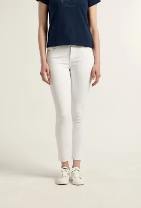 Pantalón mujer cinco bolsillos blanco