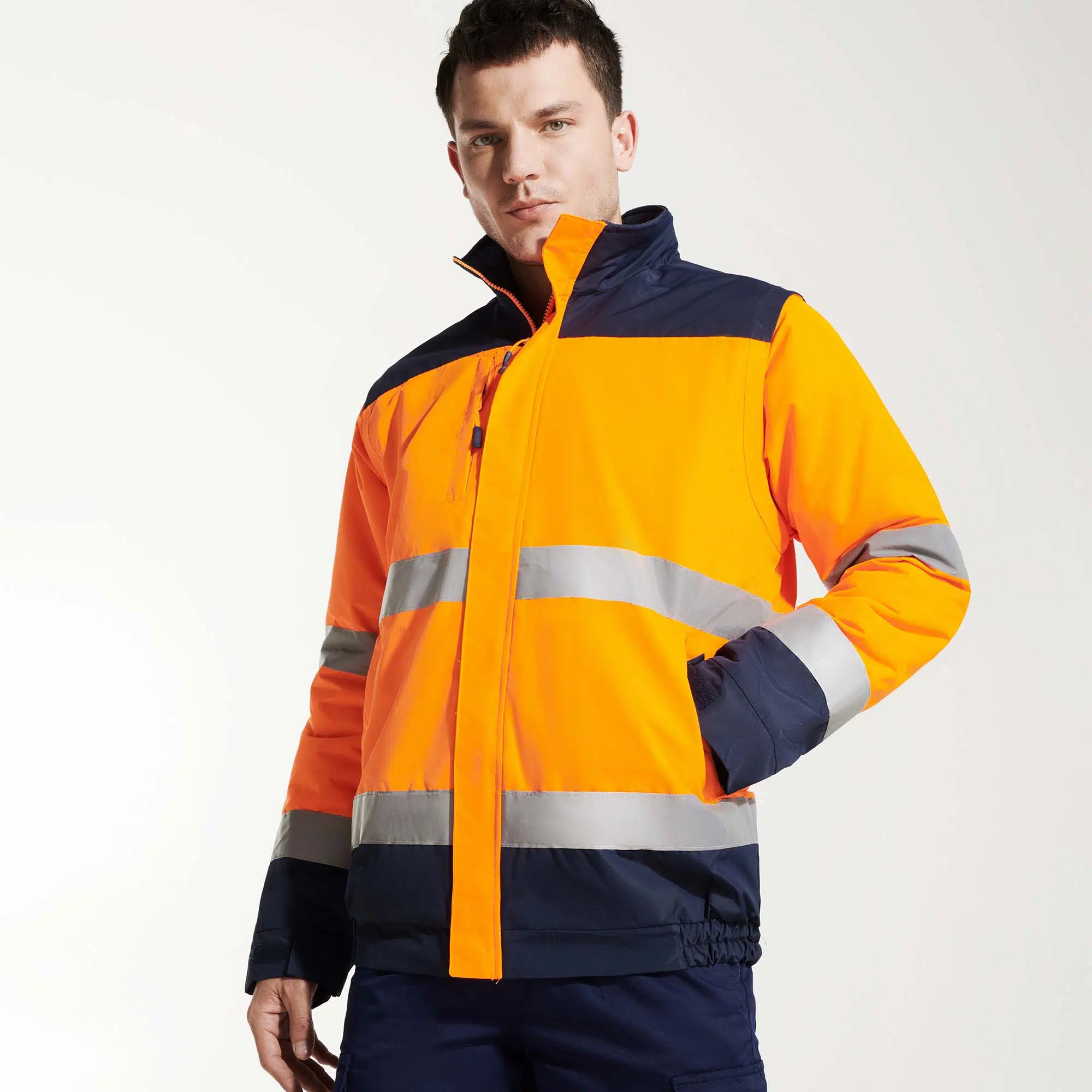 Parka alta visibilidad combinada dos colores EPSYLON Roly