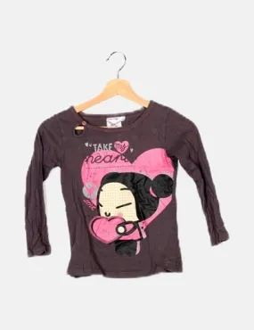 Pucca Camiseta gris marengo estampado