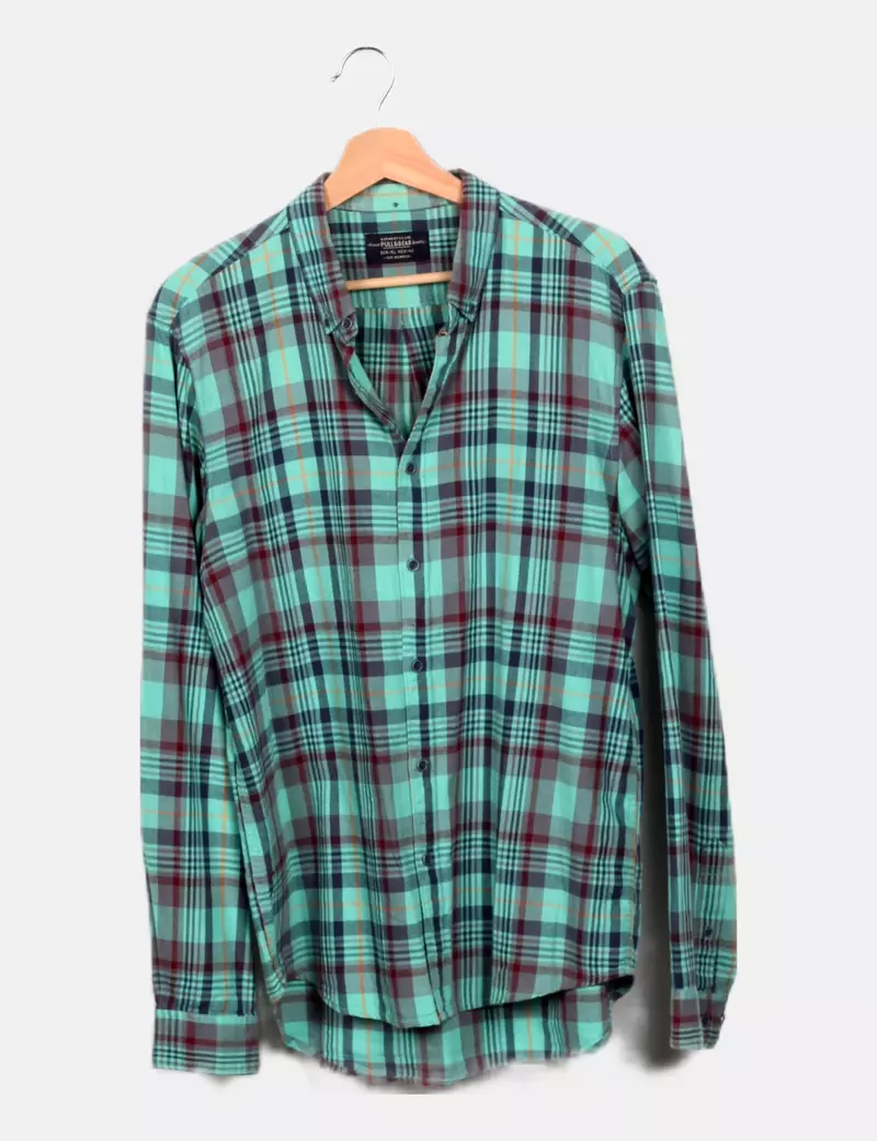 Pull&Bear Camisa casual de cuadros