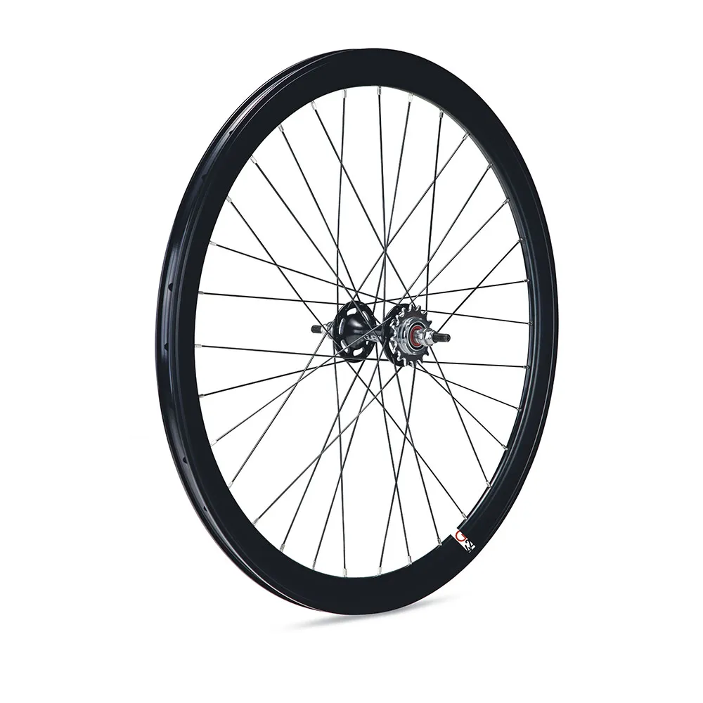 RUEDA PISTA FIXED 42 MM NEGR CARRETE NEGRO TRASERA - 64372