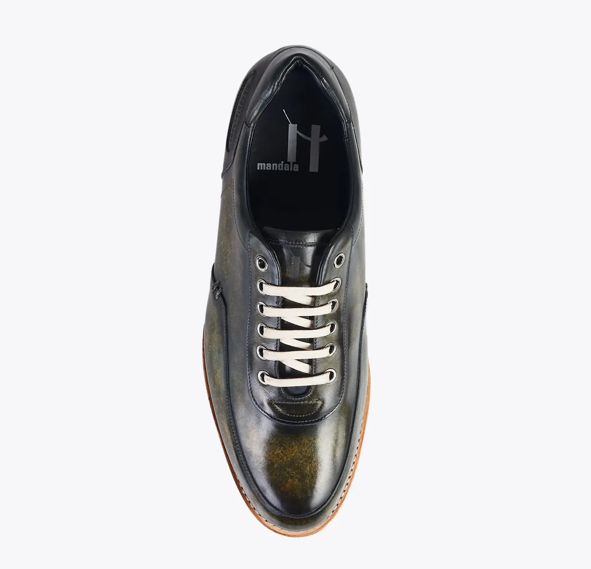 Sneaker patina verde